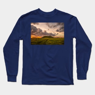 Sunset at Mount Elephant, Derrinallum, Victoria, Australia Long Sleeve T-Shirt